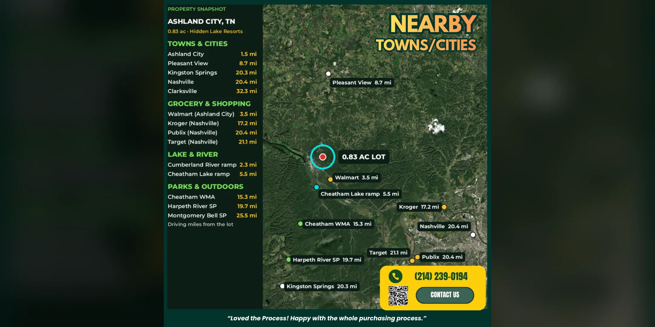 0.83 acres of land for sale in Ashland City, Cheatham County, TN, photo 3