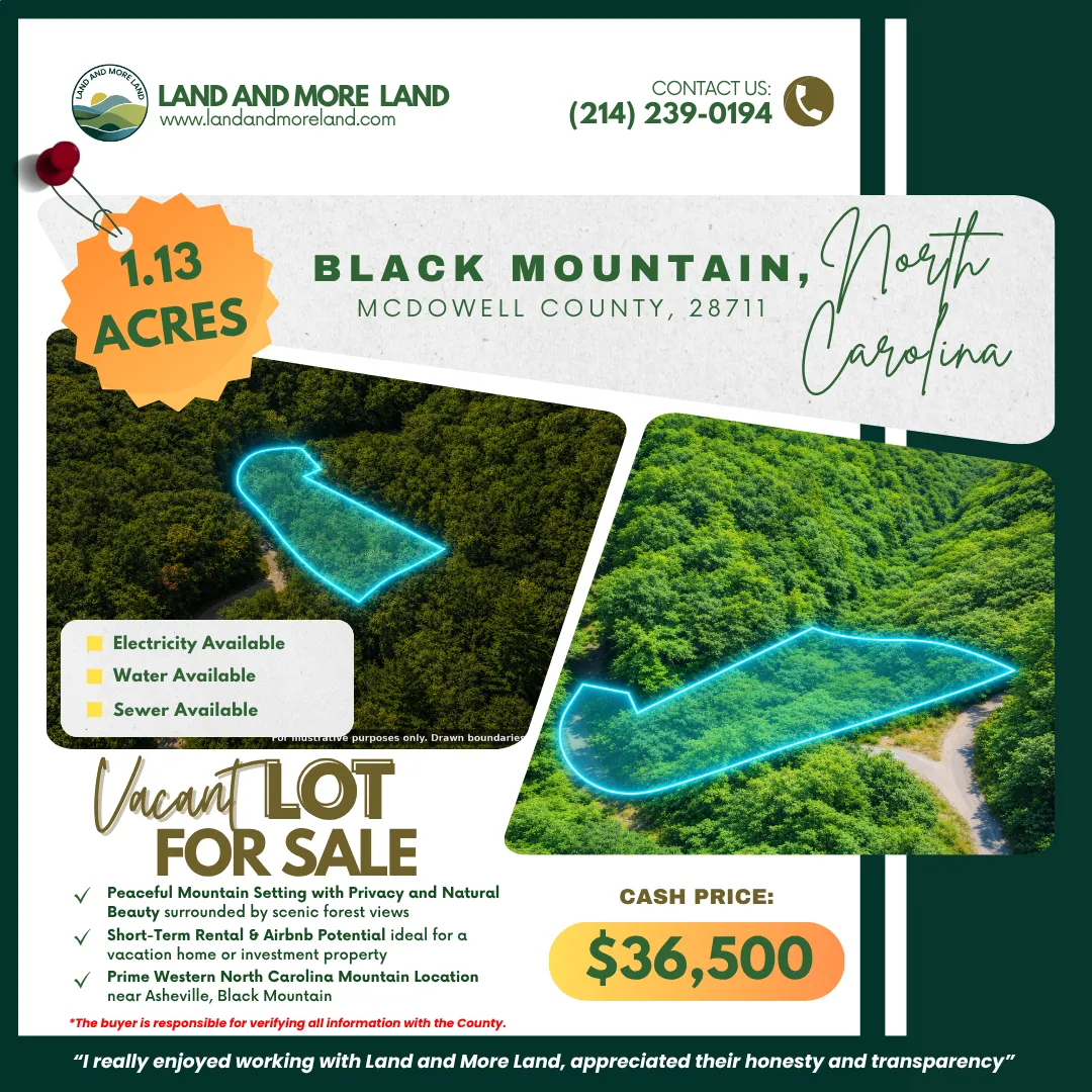 1.13 acres of land for sale in Black Mountain, McDowell County, NC, photo 2