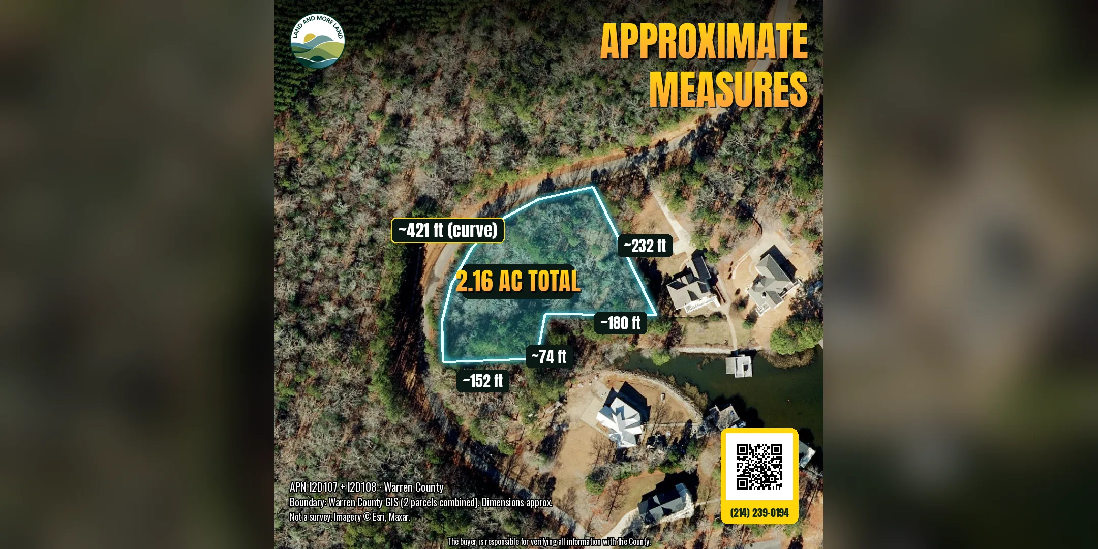 2.16 acres of land for sale in Macon, Warren County, NC, photo 2