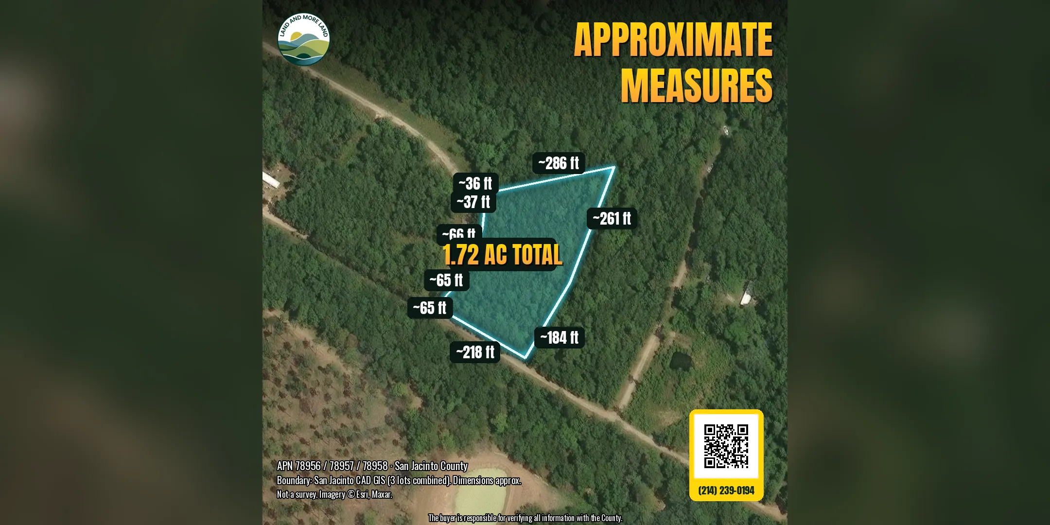 1.72 acres of land for sale in Oakhurst, San Jacinto County, TX, photo 3